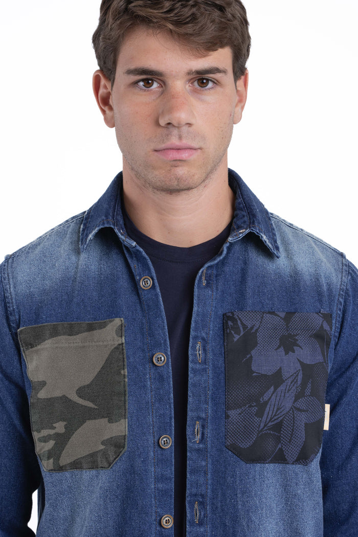 Camicia Denim loose Velvet NE03 FW26