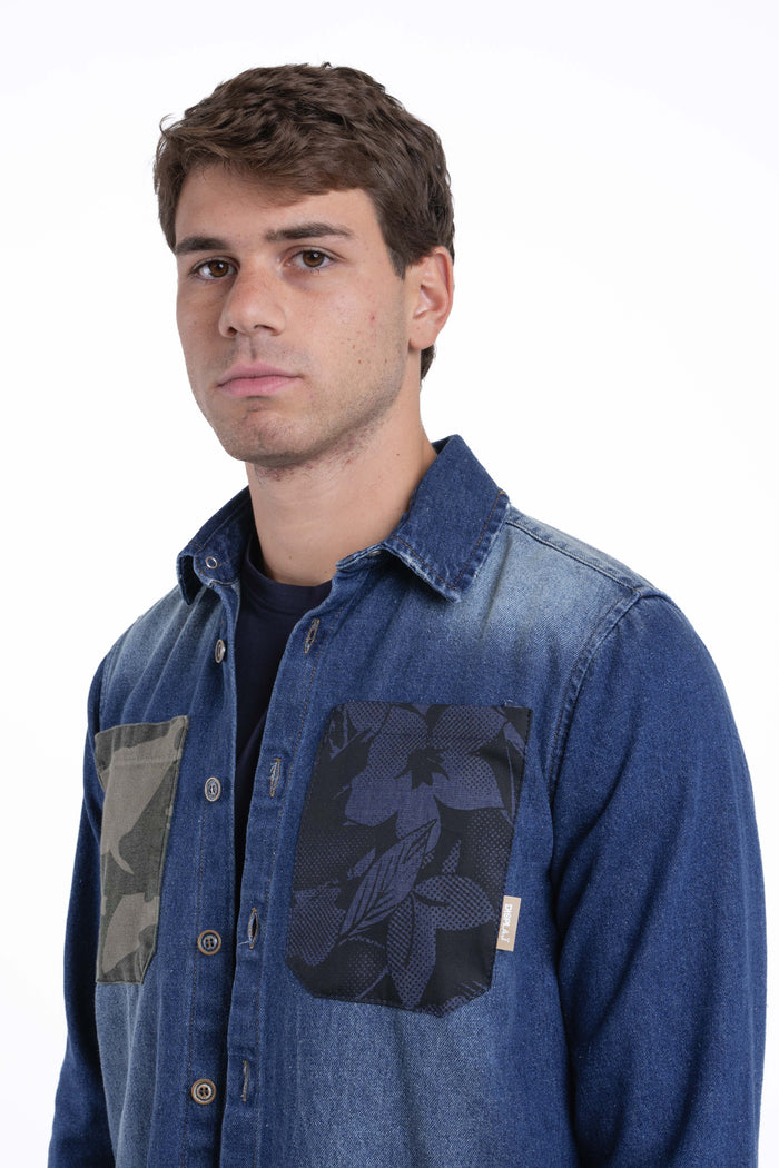 Camicia Denim loose Velvet NE03 FW26