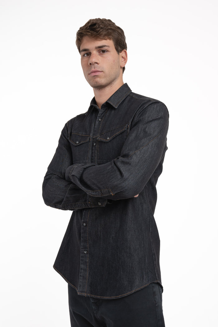 Camicia Denim regular Park BC FW26