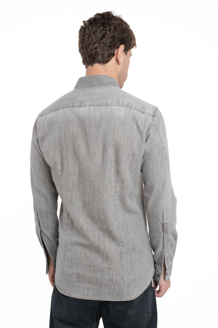 Camicia Denim regular Park Blk NE02 FW26