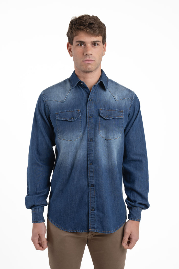 Camicia Denim regular Spy music medio