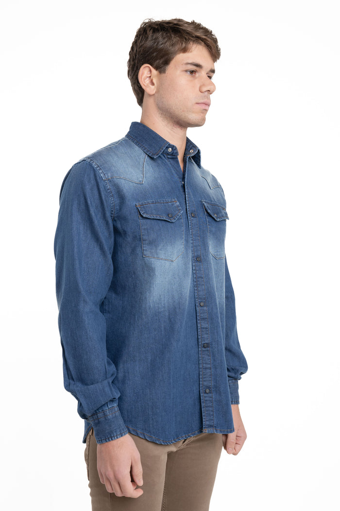 Camicia Denim regular Spy music medio