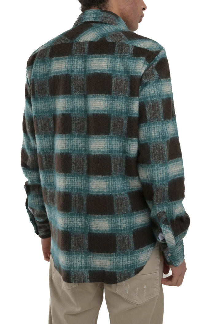 Camicia in flanella loose Under Var 2 FW24/25