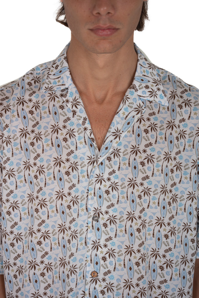 Camicia in Viscosa regular Bow fantasia 3 SS26