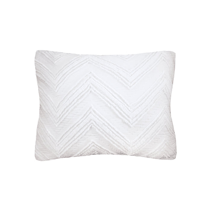 A Candlewick Dove Standard Sham.