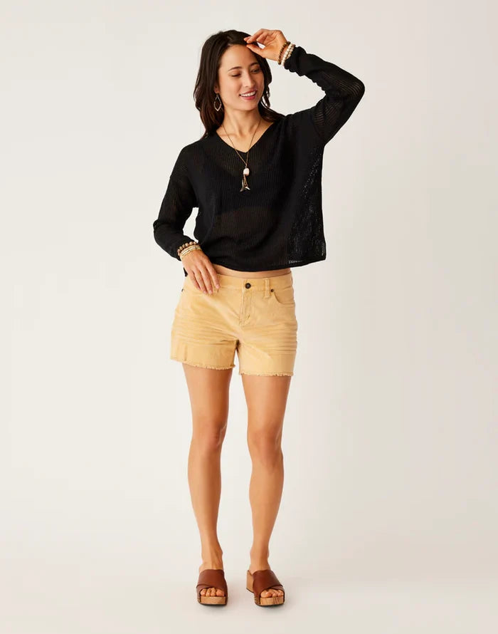 CARVE DESIGNS OAHU BUTTER WOMANS SHORT 4"