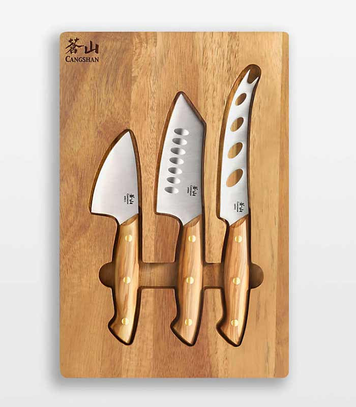 Cheese Set w/ Acacia Board