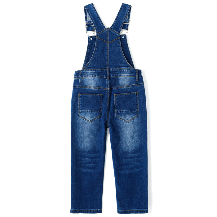 Child Denim Cute Slim Pants Jeans Overalls