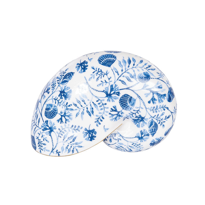 A Chinoiserie Nautilus Shell Figure.