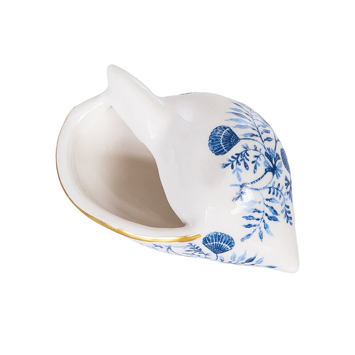 A Chinoiserie Scotch Bonnet Shell Figure.
