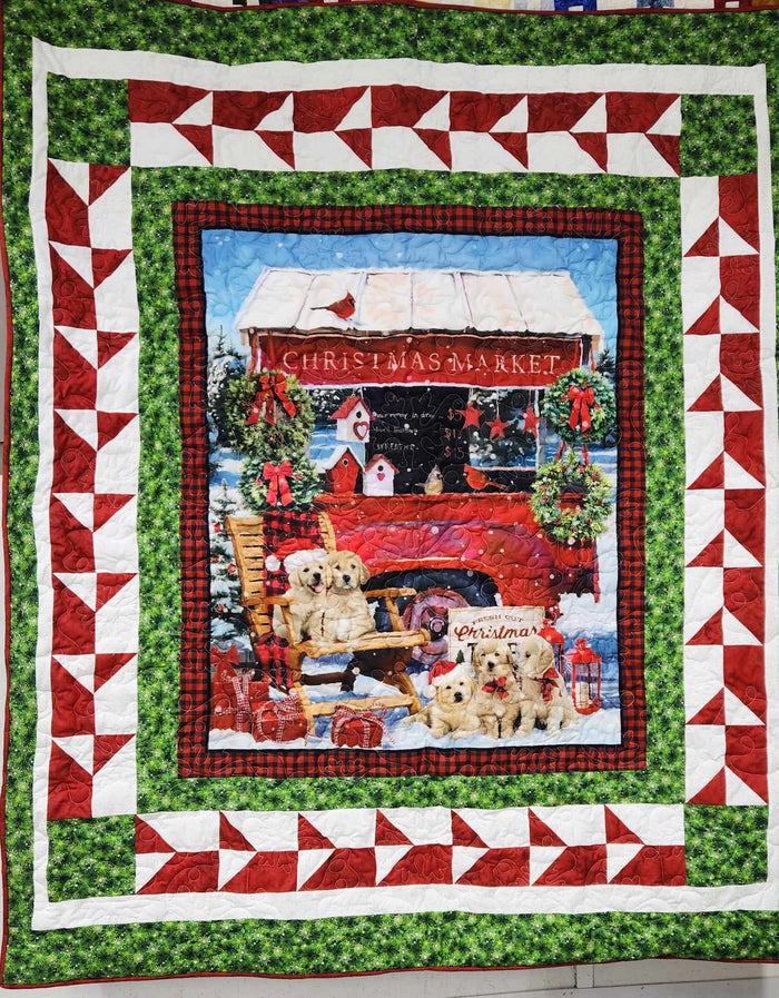 Christmas Market Throw
