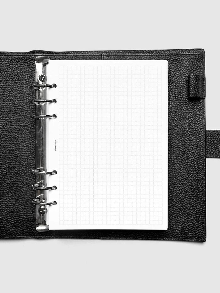 Cloth and Paper A5 Six Ring Graph Notes Insert