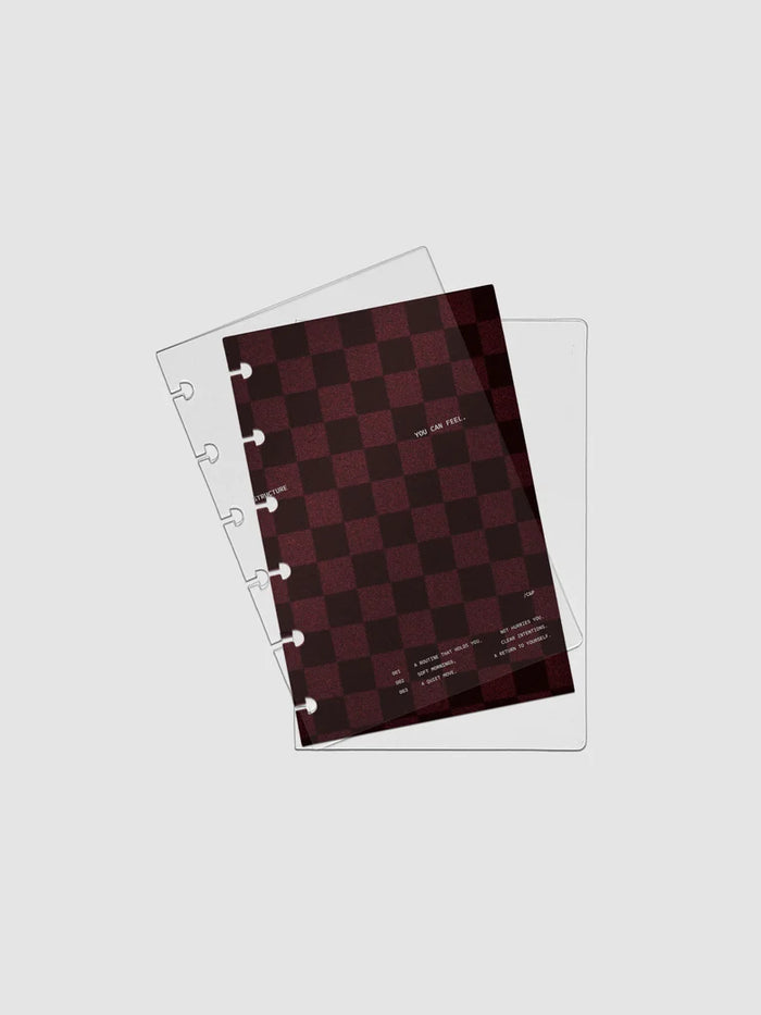 Cloth and Paper Checkered Velvet Dashboard Cover Set CP Petite