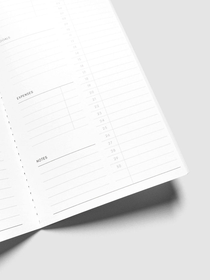 Cloth & Paper - 2027 Dated Travel Notebook | Monthly | A5 Slim