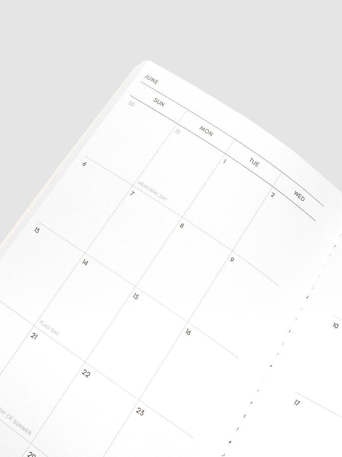 Cloth & Paper - 2027 Dated Travel Notebook | Monthly | A5 Slim