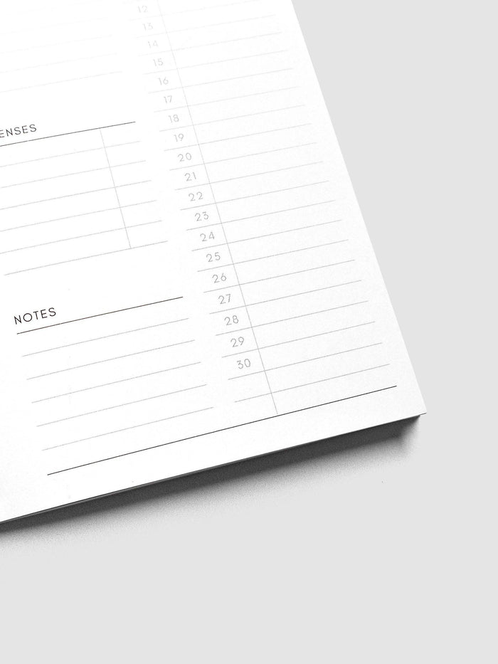 Cloth & Paper - 2027 Dated Travel Notebook | Monthly | Pocket Plus
