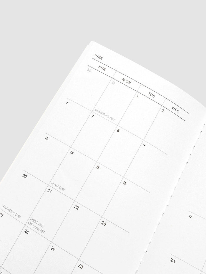 Cloth & Paper - 2027 Dated Travel Notebook | Monthly | Pocket Plus