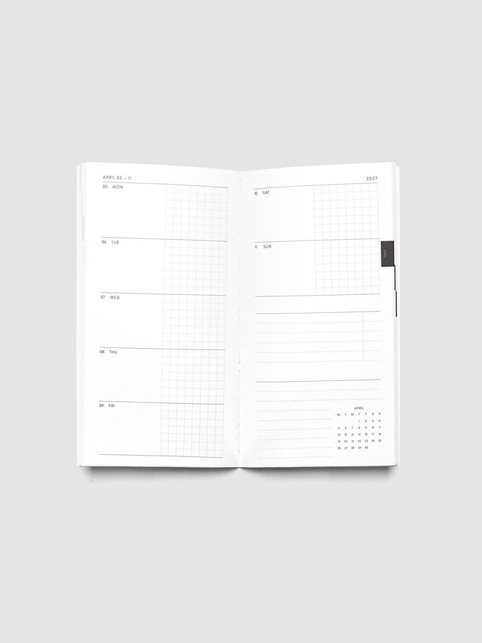 Cloth & Paper - 2027 Dated Travel Notebook Set | Weekly Horizontal | Pocket Plus