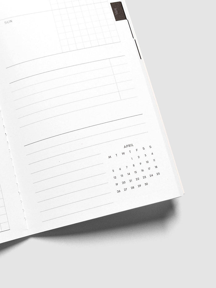 Cloth & Paper - 2027 Dated Travel Notebook Set | Weekly Horizontal | Pocket Plus