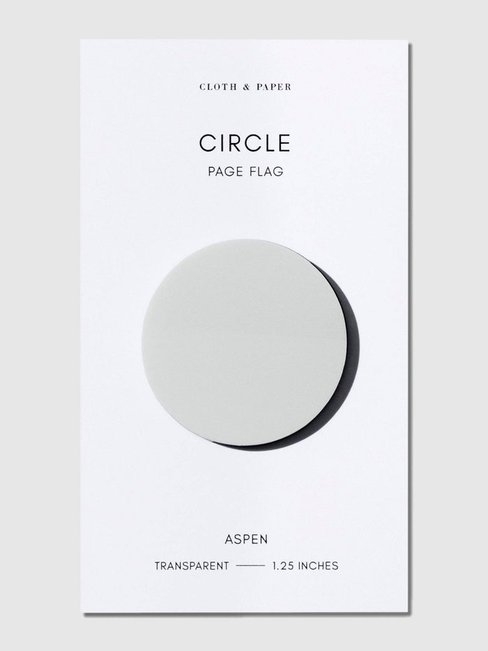 Cloth & Paper - Circle Page Flag | Aspen