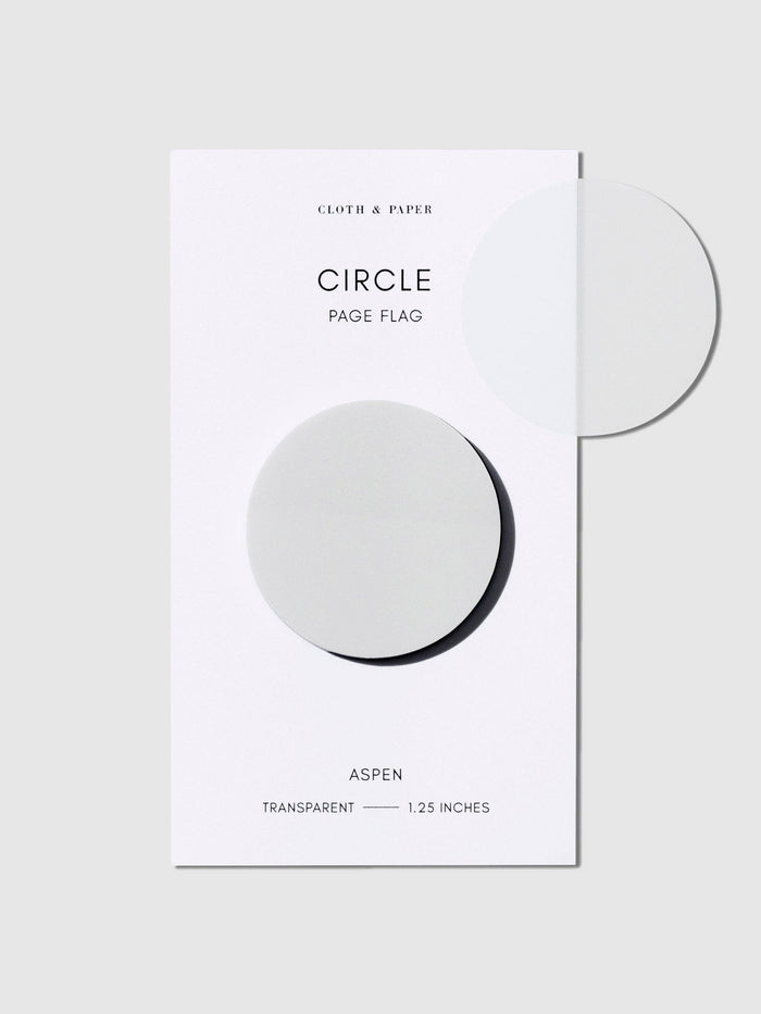 Cloth & Paper - Circle Page Flag | Aspen