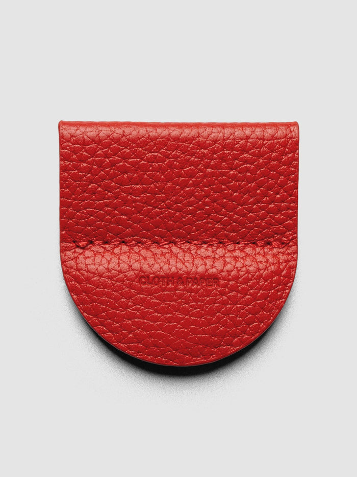 Cloth & Paper - Magnetic Bookmark | Pen Holder | Leather: Smoked Salt