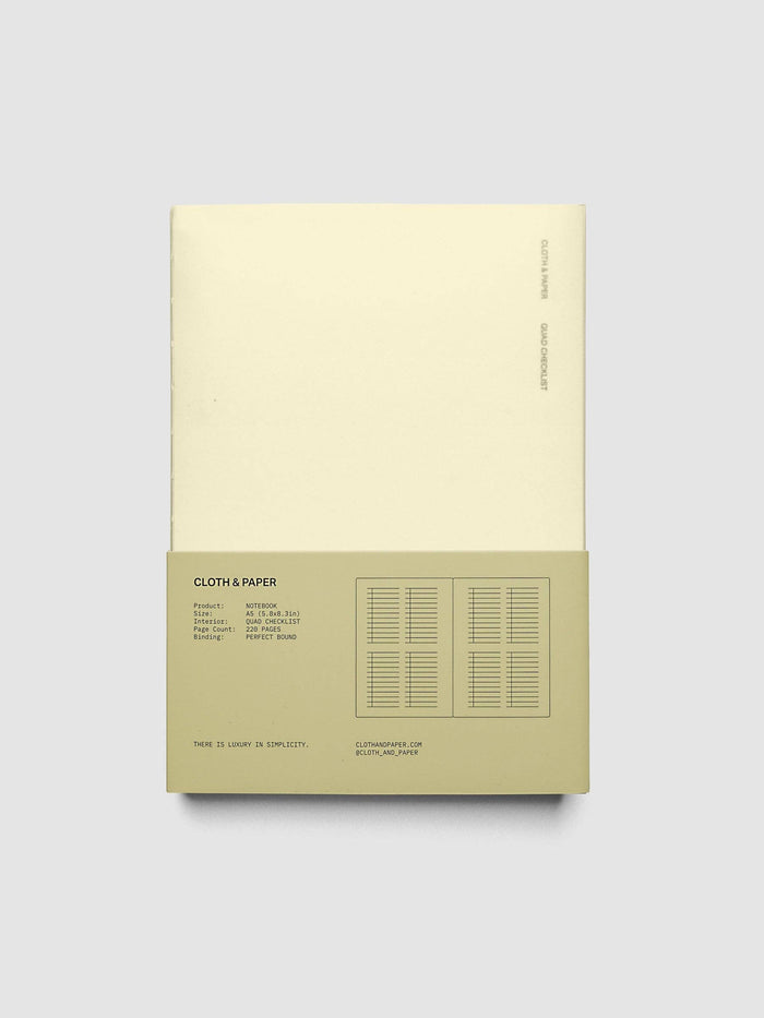 Cloth & Paper - Perfect Bound Notebook | A5