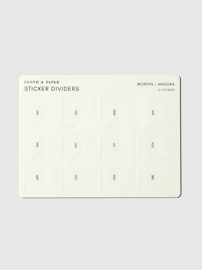 Cloth & Paper - Planner Sticker Dividers