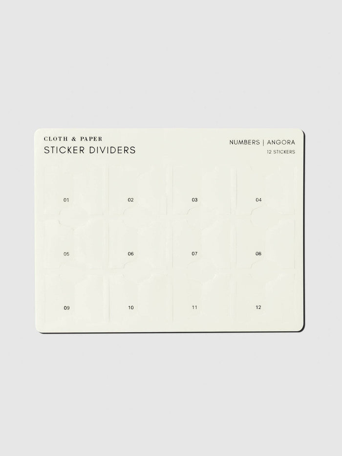 Cloth & Paper - Planner Sticker Dividers