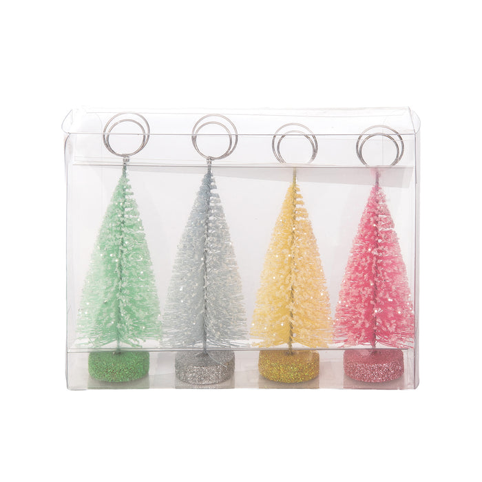 A Color Tree Card Holders, Set of 4.