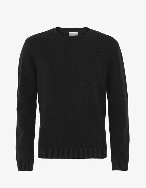 Colorful Standard - Classic Merino Wool Crew Deep Black-Pulls et Sweats-CS5083