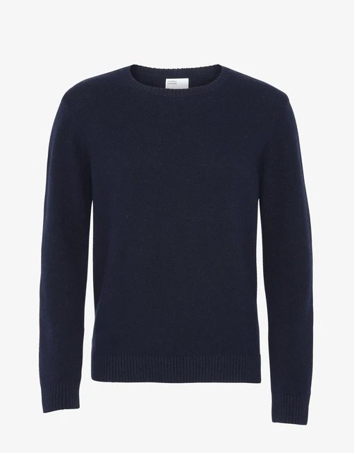 Colorful Standard - Classic Merino Wool Crew Navy Blue-Pulls et Sweats-CS5083