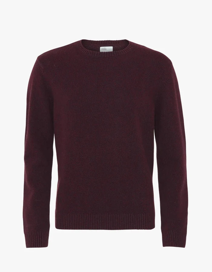Colorful Standard - Classic Merino Wool Crew Oxblood Red-Pulls et Sweats-CS5083