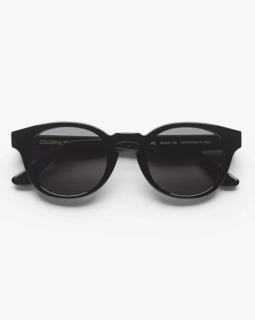 Colorful Standard - Sunglass 12 - Deep Black Solid/Black - Lunettes de soleil