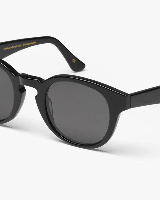 Colorful Standard - Sunglass 12 - Deep Black Solid/Black - Lunettes de soleil
