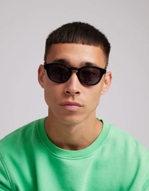 Colorful Standard - Sunglass 12 - Deep Black Solid/Black - Lunettes de soleil