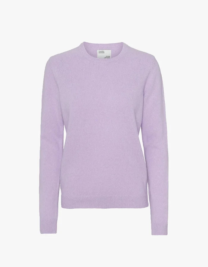 Colorful Standard - Women Classic Merino Wool Crew - Soft Lavander-Pulls et Sweats-CS5087