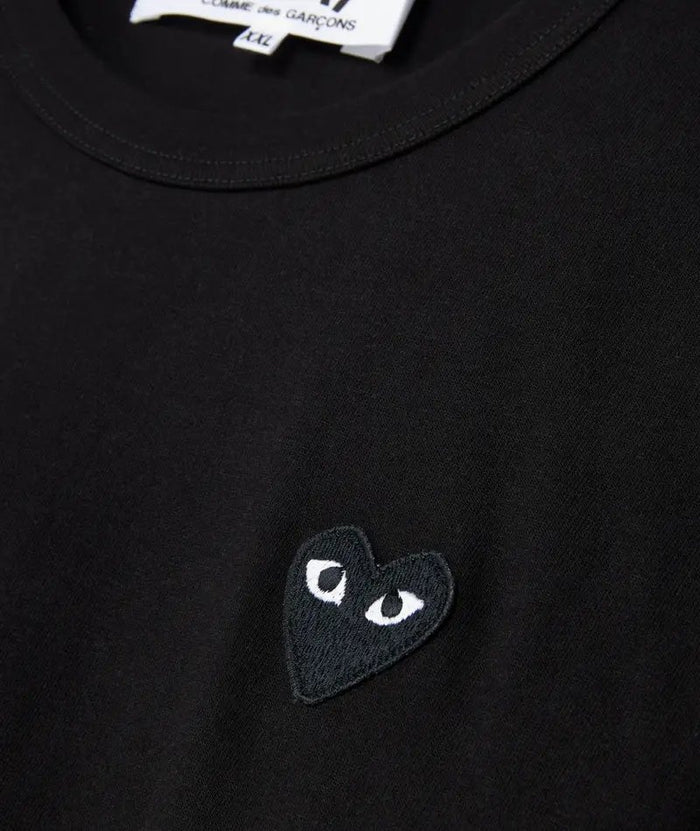 Comme Des Garçons Play - T-shirt AZ-T064 - Black-T-shirts-AZ-t064