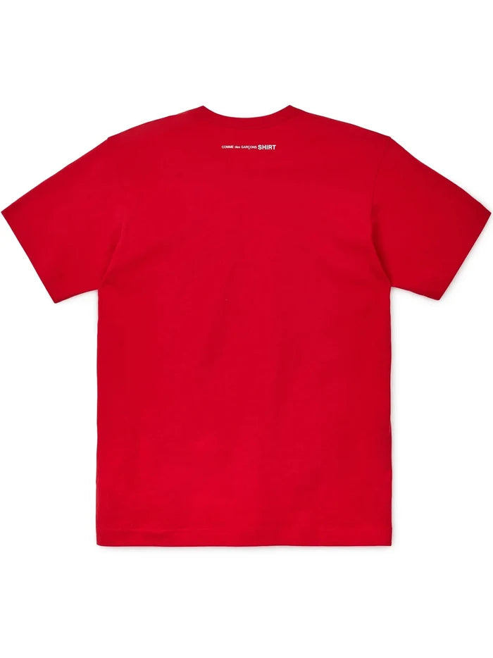 Comme des Garçons SHIRT - T-shirt Knit FI-T011-S22-2 - Red-T-shirts-FI-T011-S22-2