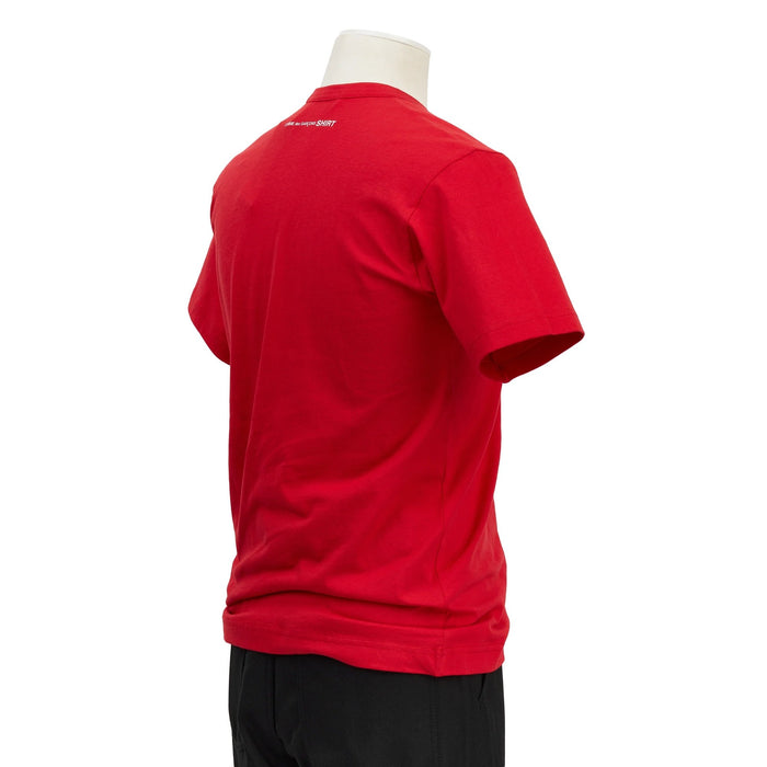 Comme des Garçons SHIRT - T-shirt Knit FI-T011-S22-2 - Red-T-shirts-FI-T011-S22-2