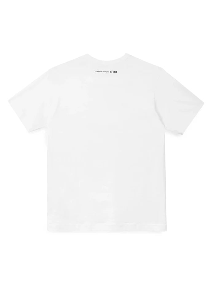 Comme des Garçons SHIRT - T-shirt Manches Courtes FI-T011-S22-4 - White-T-shirts-FI-T011-S22-4