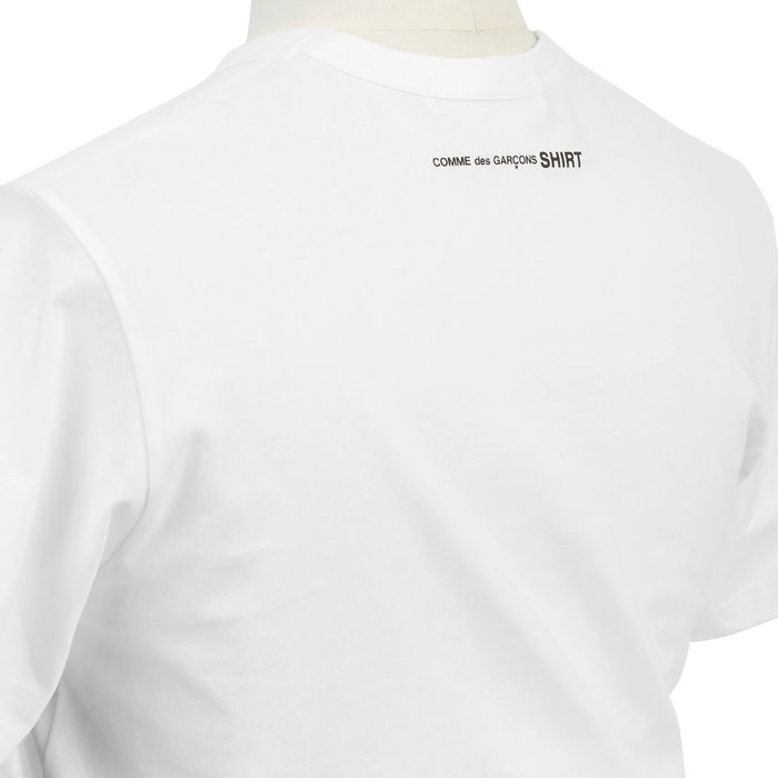 Comme des Garçons SHIRT - T-shirt Manches Courtes FI-T011-S22-4 - White-T-shirts-FI-T011-S22-4