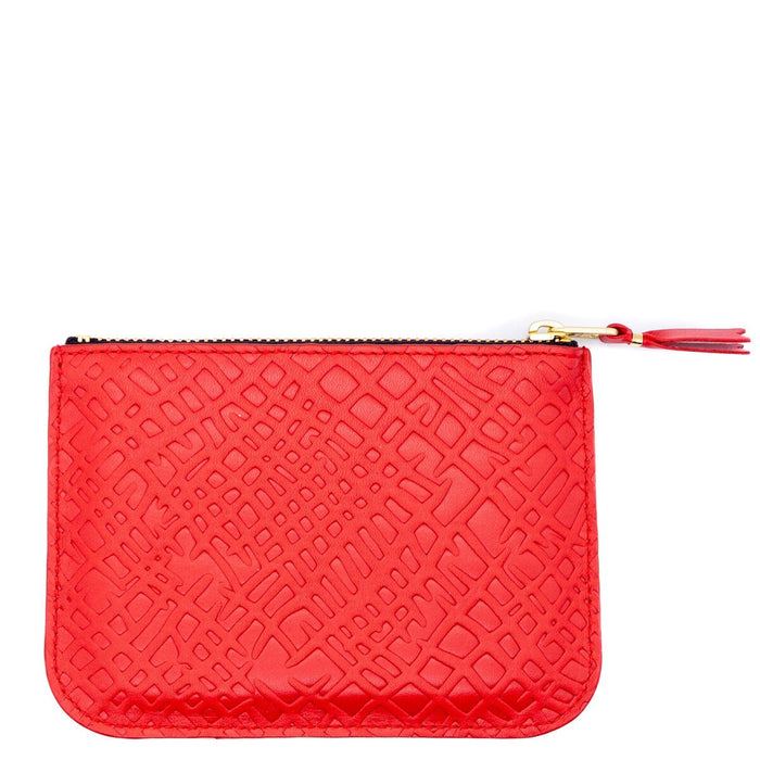 Comme des Garçons Wallet - Embossed Roots - Red - SA8100ER-Accessoires-SA8100ER
