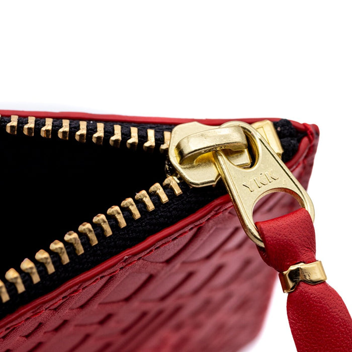 Comme des Garçons Wallet - Embossed Roots - Red - SA8100ER-Accessoires-SA8100ER