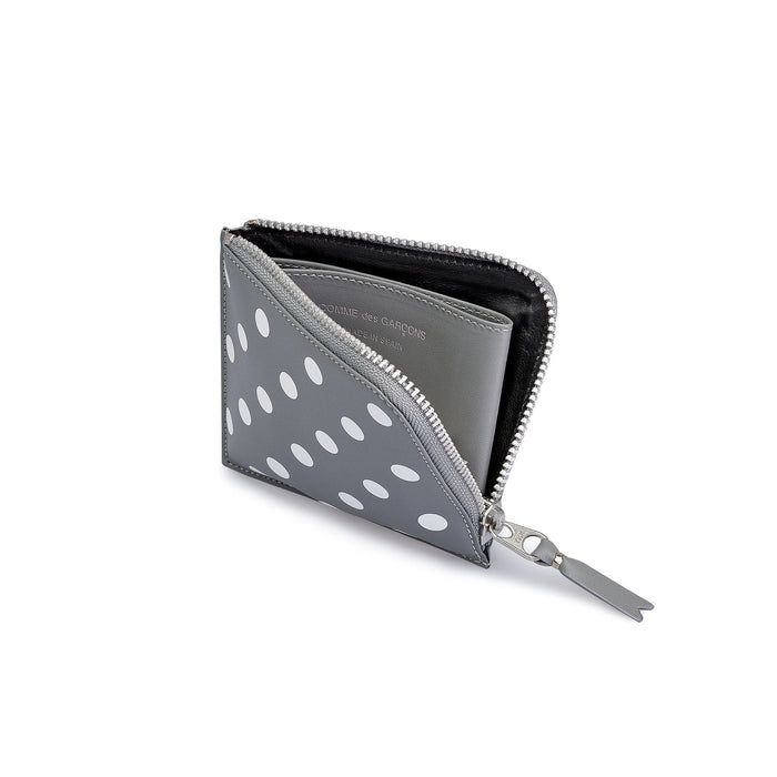 Comme des Garçons Wallet - Polka Dots Printed - Grey - SA3100PD-Accessoires-SA3100PD