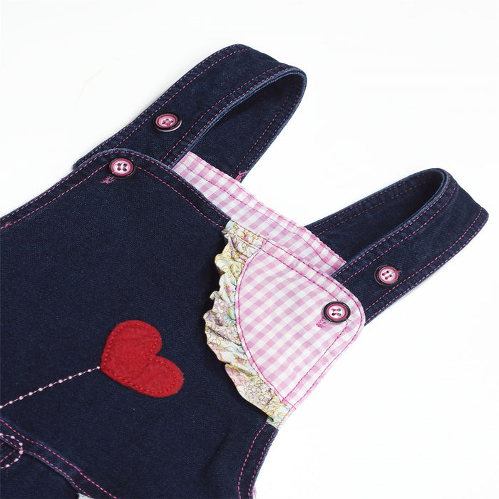 Cotton 3D Cartoon Soft Knitted Jeans Overalls
