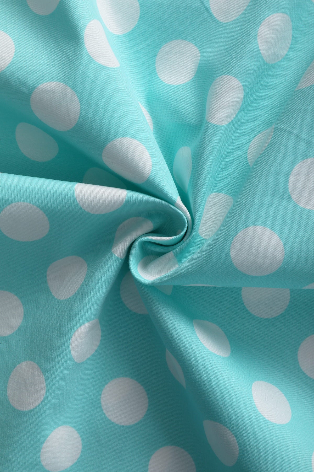Blair Turquoise Polka Dot Mesh Dress