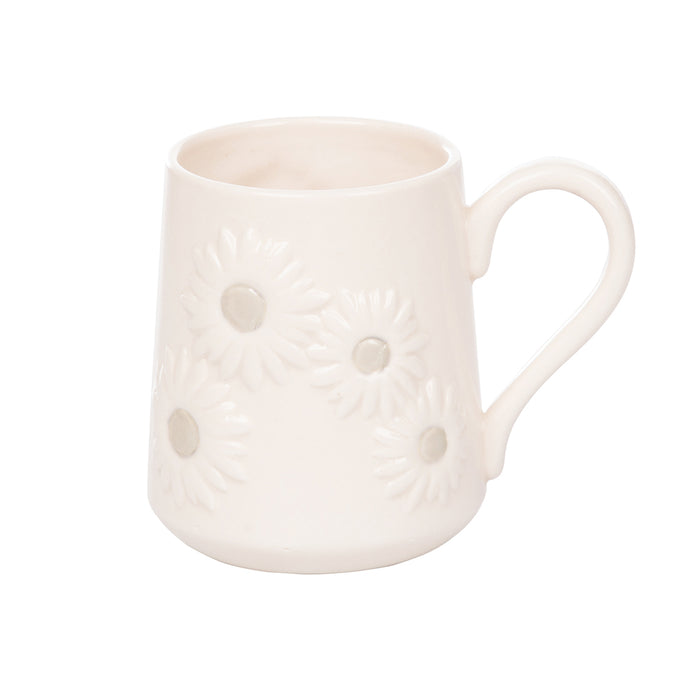 A Daisy Ceramic Mug.
