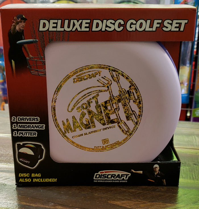 DELUXE DISC GOLF SET WITH BAG