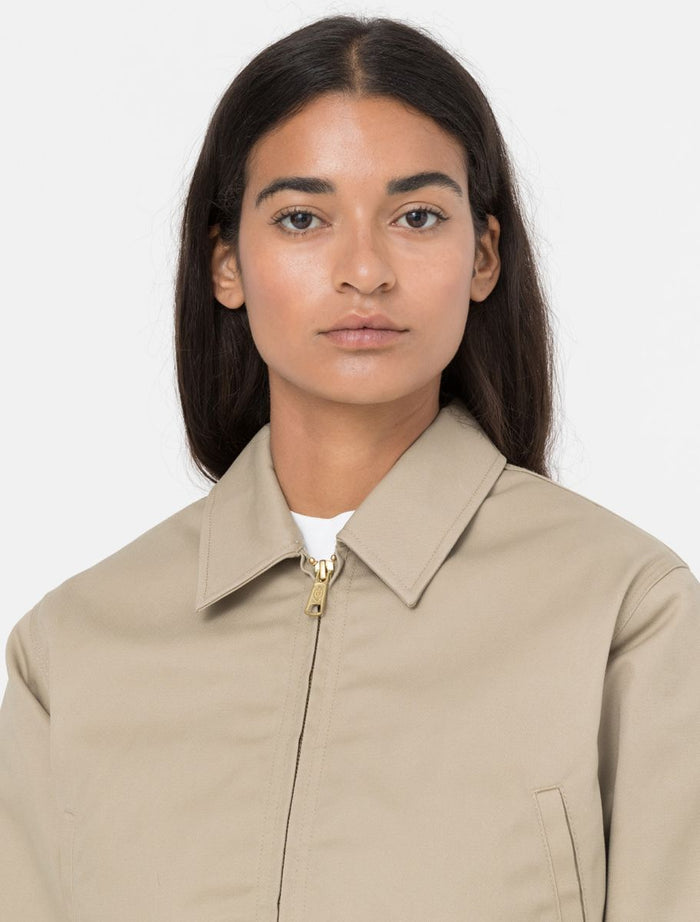 Dickies - Lined Eisenhower Cropped Woman Jacket - Khaki